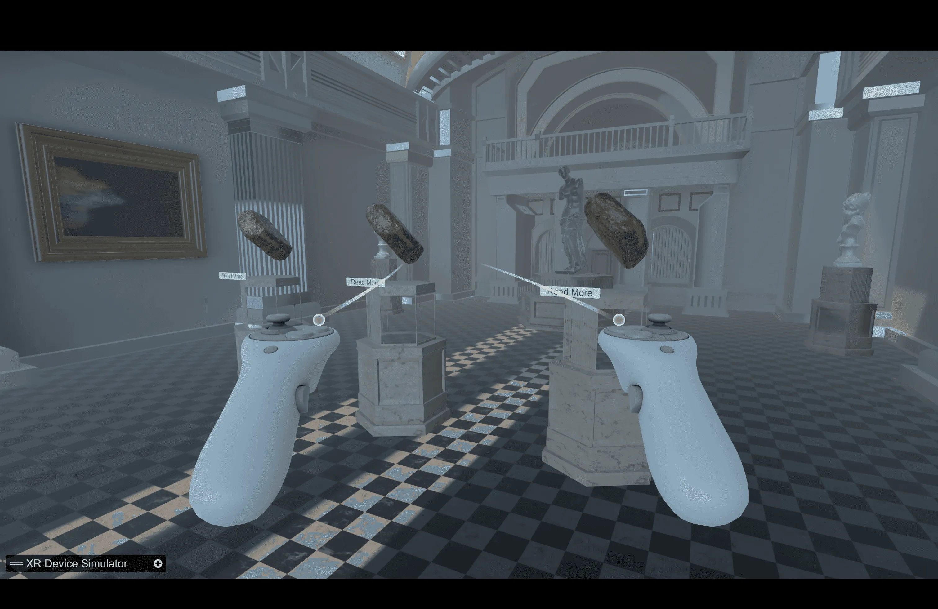 Archaeological VR exhibition
